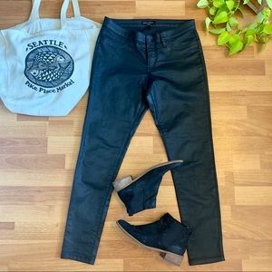 Banana Republic Mid-Rise Coated Skinny Jeans